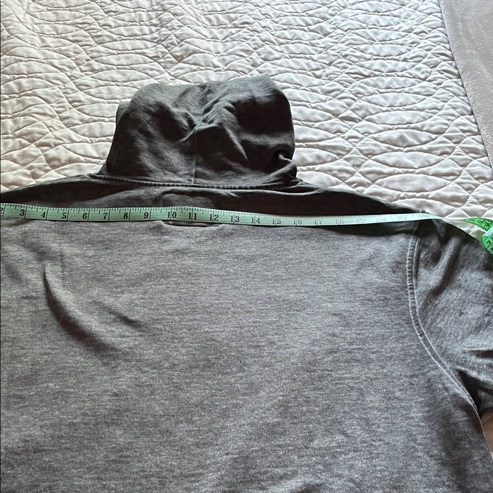 Hard Rock Cafe Mens XXXL Hoodie, Charcoal Zip-Up Sweater NWOT - Picture 9 of 12